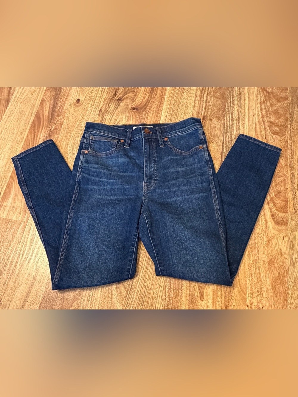 Madewell Dark Blue 10" HIGH-RISE
SKINNY CROP